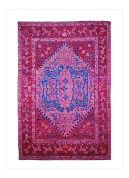 Khalilian Carpets Fuchsia Teppich 